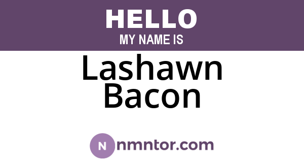 Lashawn Bacon
