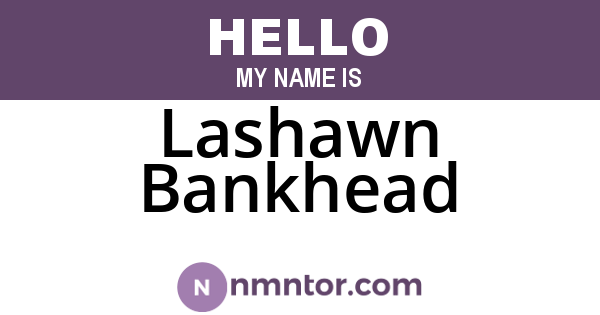 Lashawn Bankhead