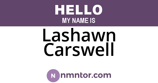 Lashawn Carswell