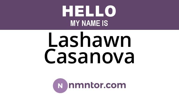 Lashawn Casanova