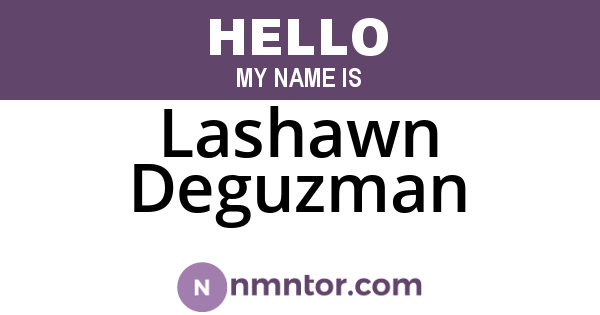 Lashawn Deguzman