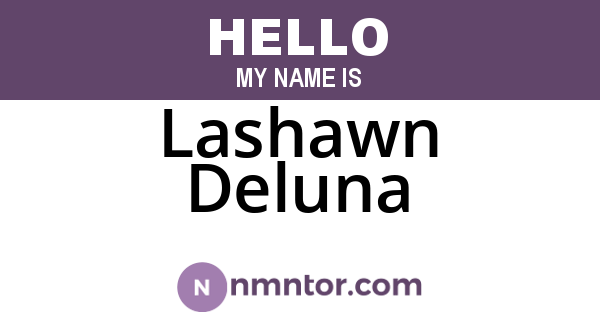 Lashawn Deluna