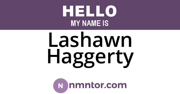Lashawn Haggerty