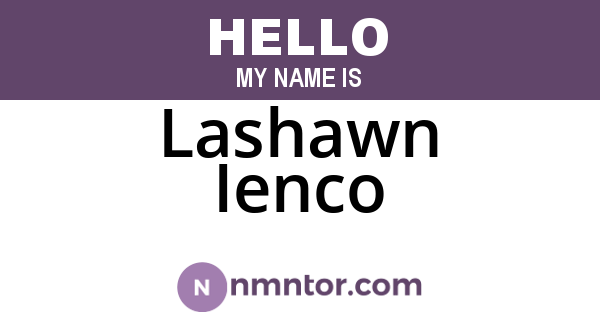 Lashawn Ienco