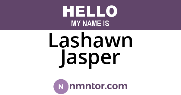 Lashawn Jasper
