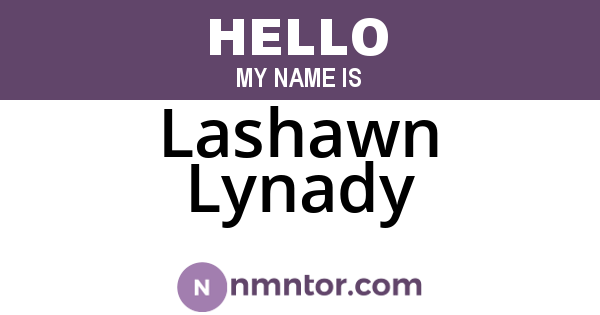 Lashawn Lynady
