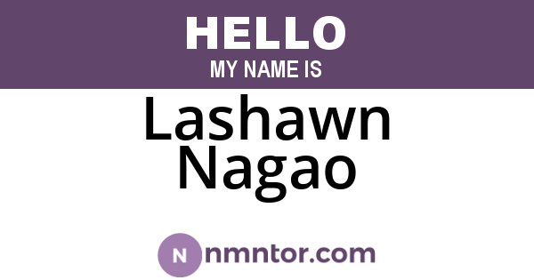 Lashawn Nagao
