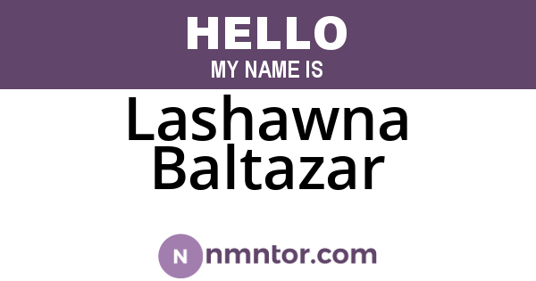 Lashawna Baltazar