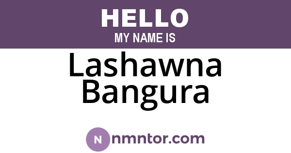 Lashawna Bangura