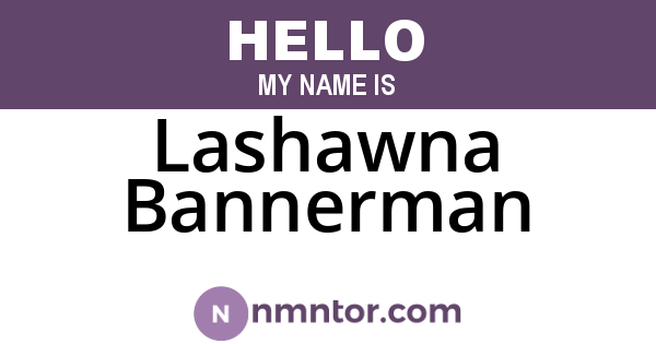 Lashawna Bannerman