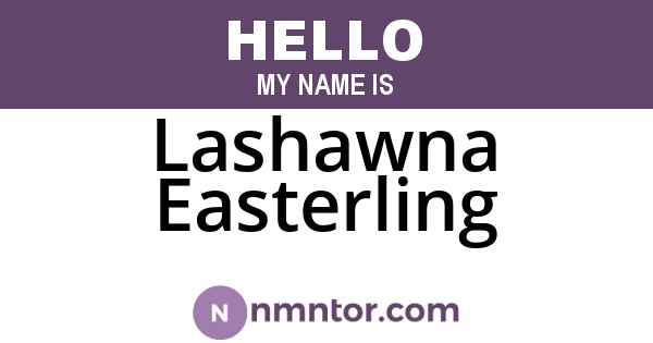 Lashawna Easterling