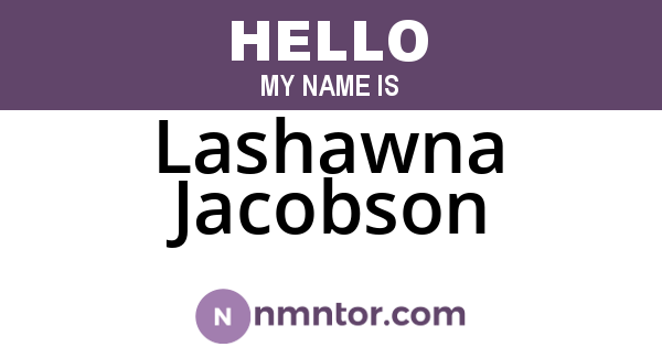 Lashawna Jacobson