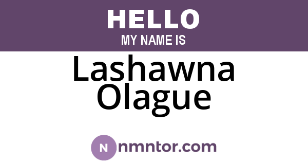 Lashawna Olague