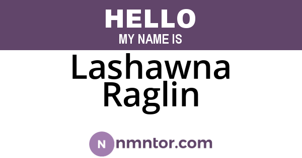 Lashawna Raglin