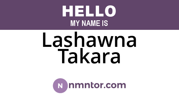 Lashawna Takara