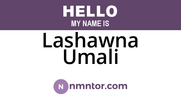 Lashawna Umali