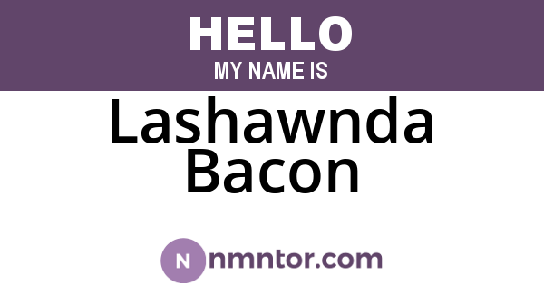 Lashawnda Bacon