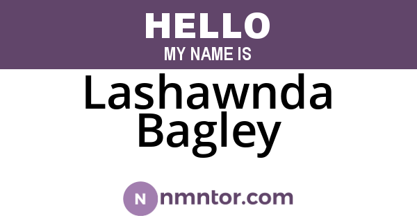 Lashawnda Bagley
