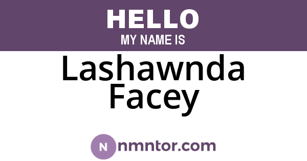 Lashawnda Facey