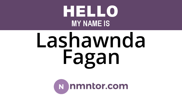 Lashawnda Fagan