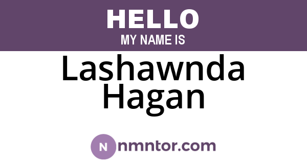 Lashawnda Hagan
