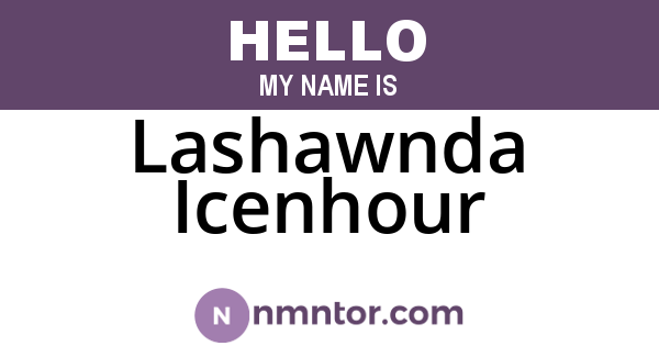 Lashawnda Icenhour