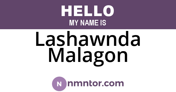 Lashawnda Malagon