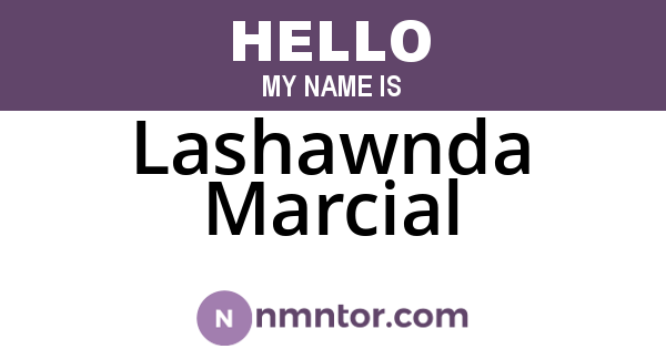 Lashawnda Marcial