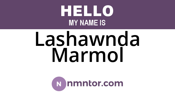 Lashawnda Marmol
