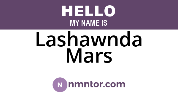 Lashawnda Mars