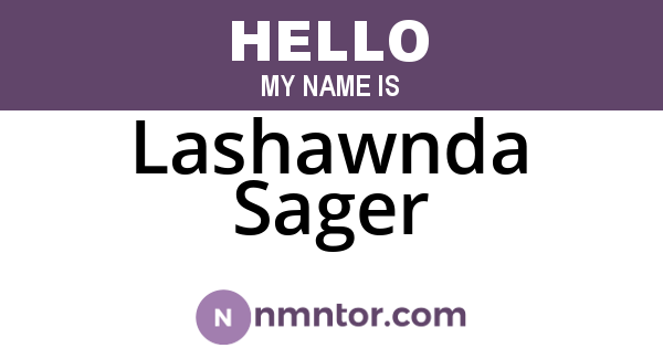 Lashawnda Sager