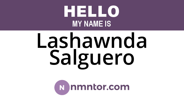 Lashawnda Salguero