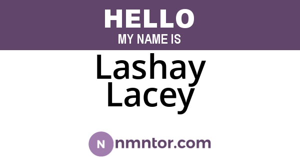 Lashay Lacey