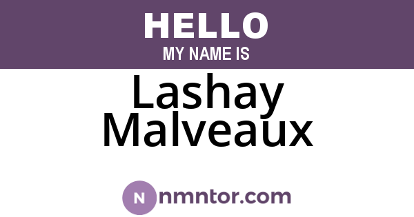 Lashay Malveaux