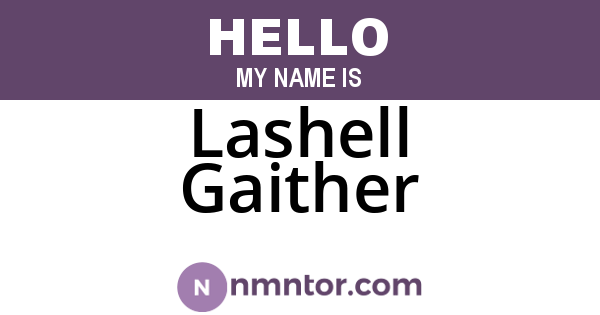 Lashell Gaither