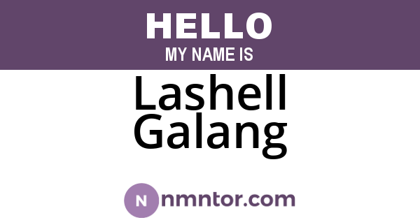 Lashell Galang