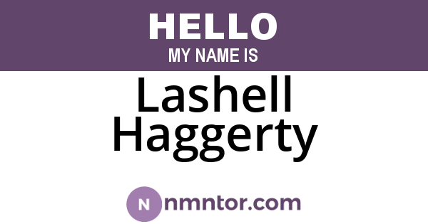 Lashell Haggerty