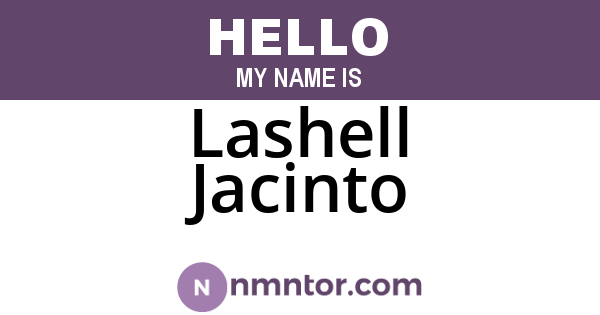 Lashell Jacinto