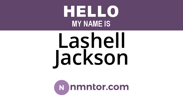 Lashell Jackson