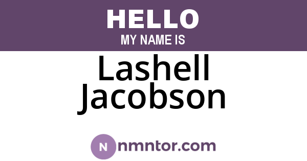 Lashell Jacobson