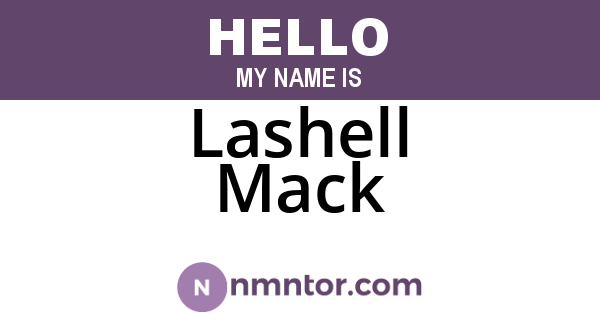 Lashell Mack