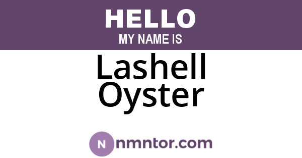 Lashell Oyster