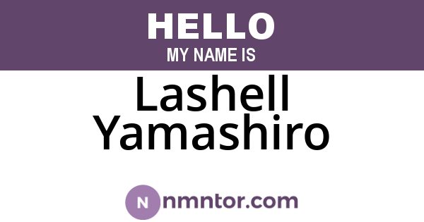 Lashell Yamashiro