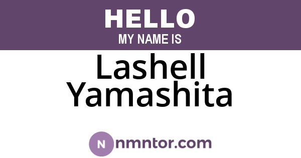 Lashell Yamashita