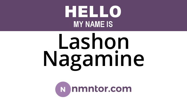 Lashon Nagamine