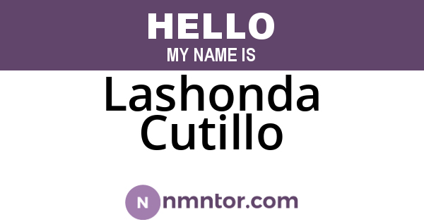 Lashonda Cutillo