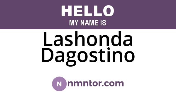 Lashonda Dagostino