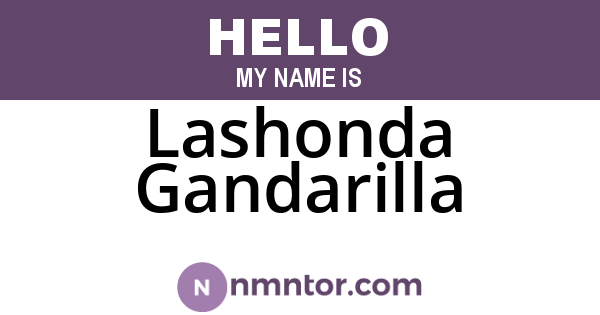 Lashonda Gandarilla