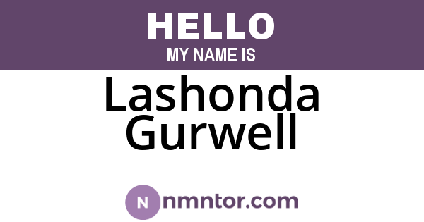 Lashonda Gurwell