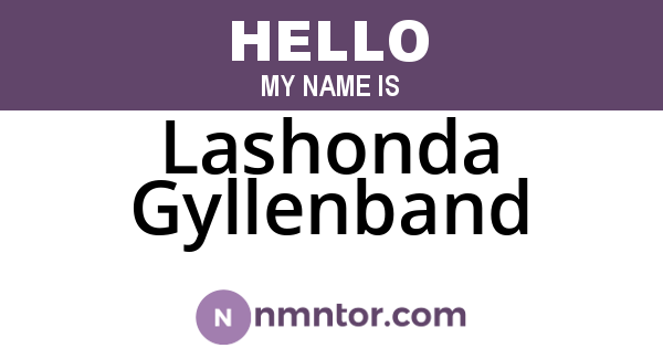 Lashonda Gyllenband